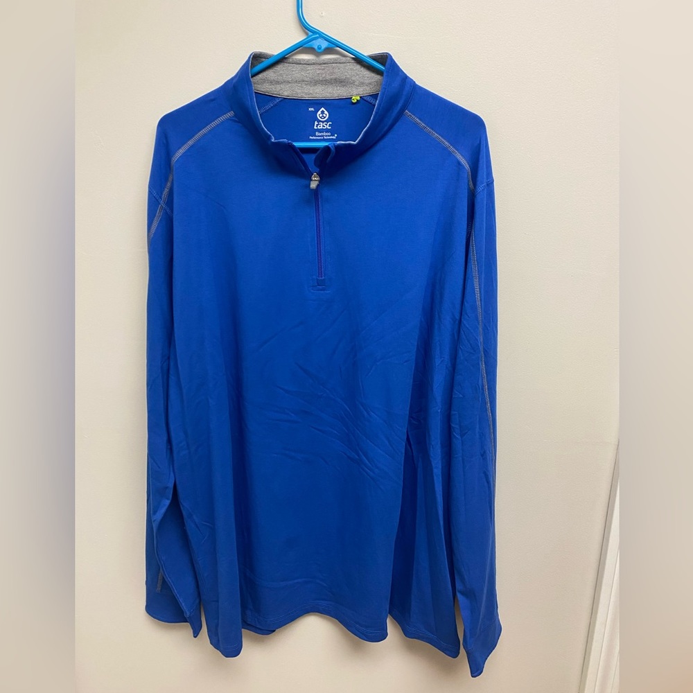 Blue Tasc Performance Quarter Zip Pullover